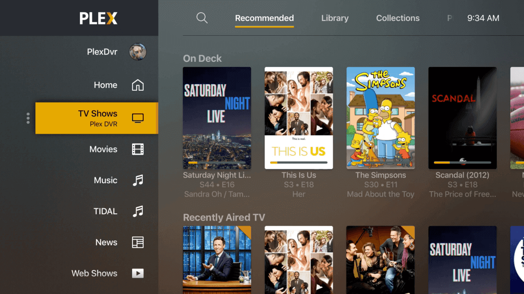 Plex One of the best app Android T.V