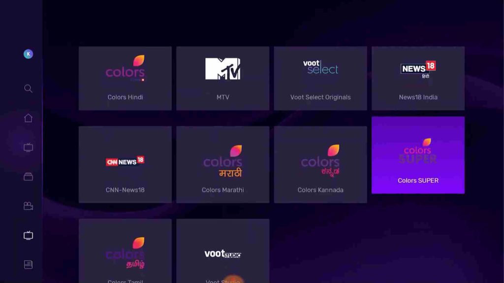 Voot App For Android TV