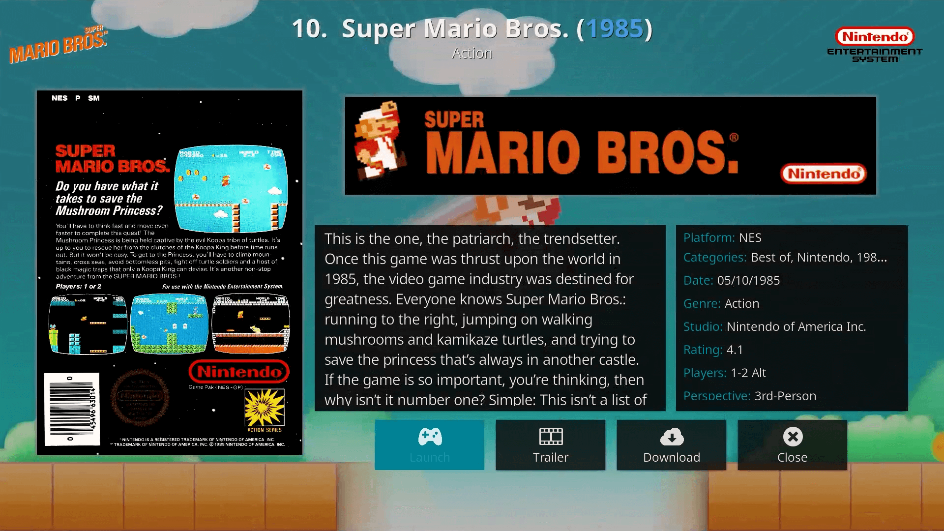 Supermario on android TV