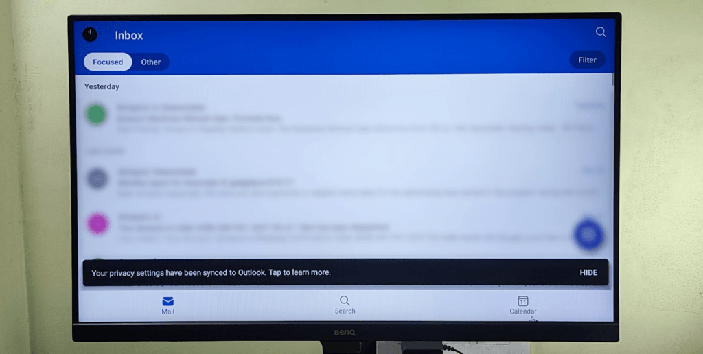 outlook app for android tv