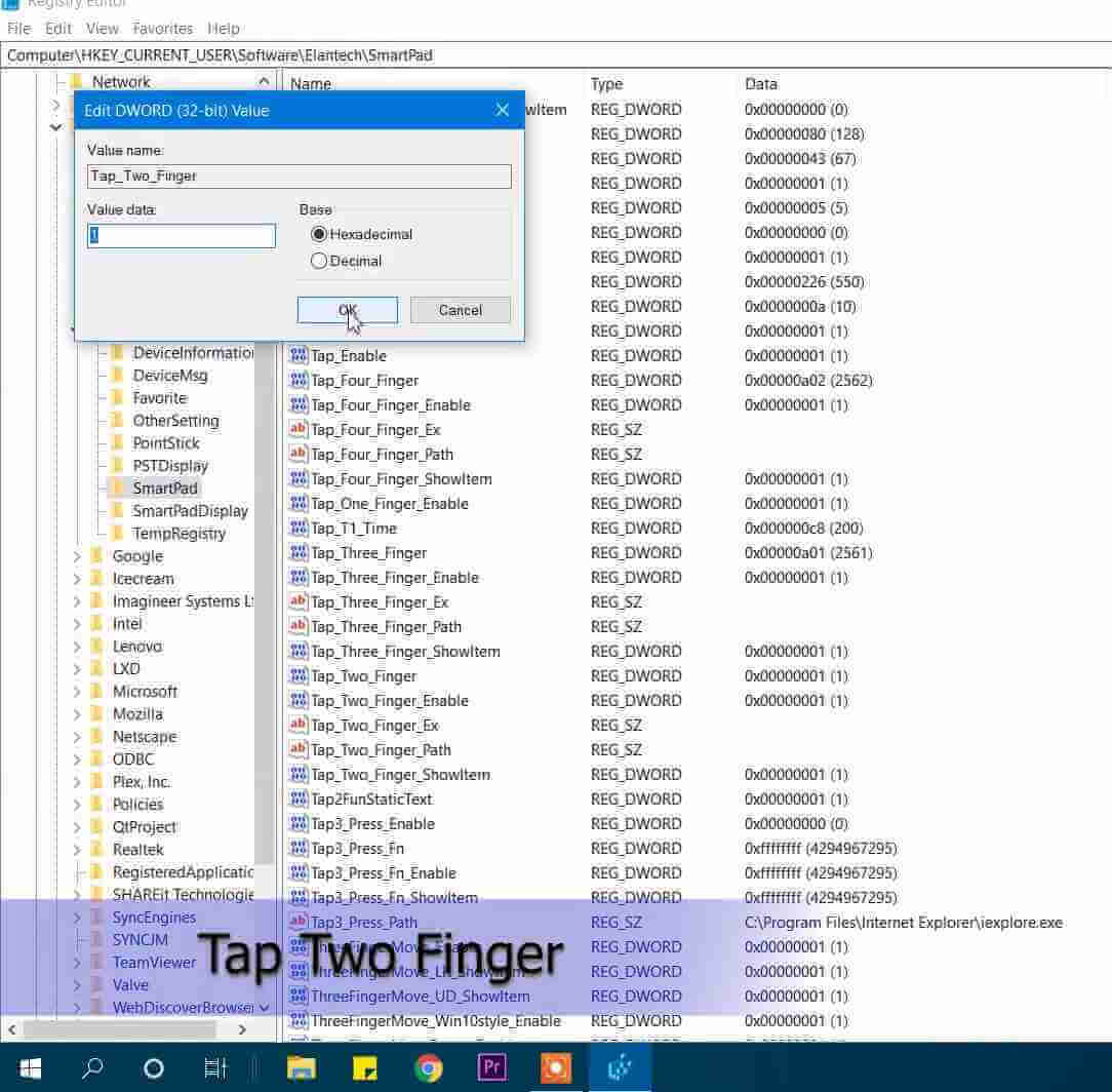 how to fix elan touchpad windows 10