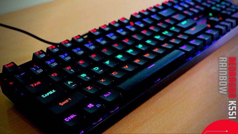 Redragon K551 Rainbow Gaming Mechanical Keyboard - Gadget Junction