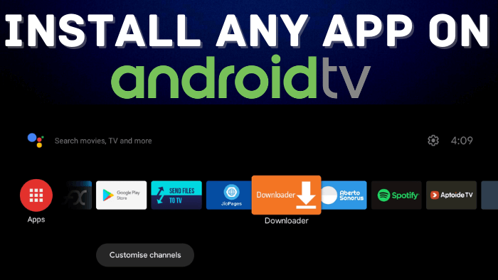 install app on android tv