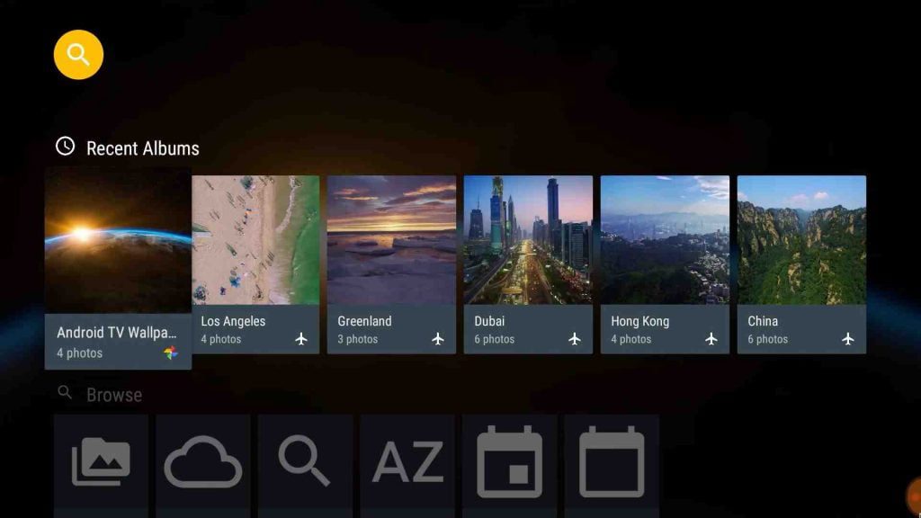 Photo gallery lockscreen app for android tv