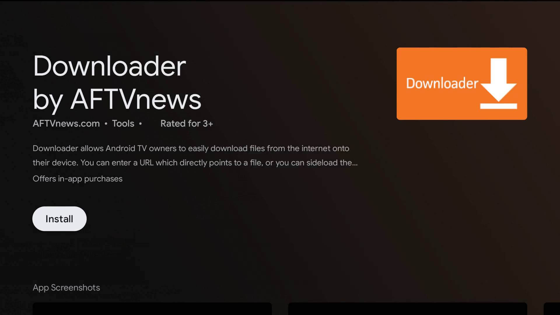 Android TV Downloader AFTV