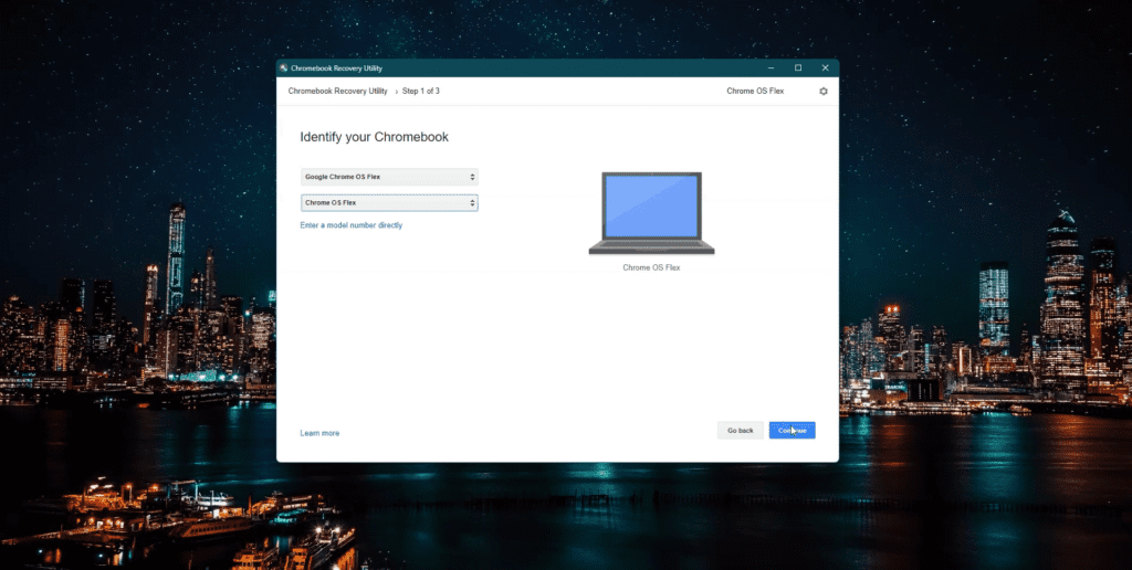 Install Chrome OS Flex on pc