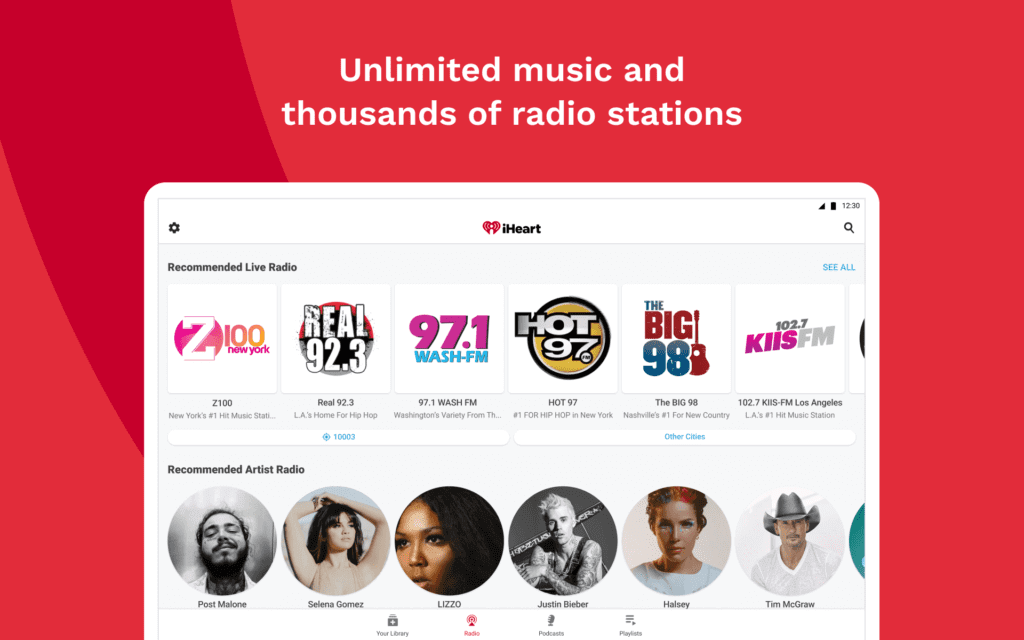 iHeartRadio music app for firestick