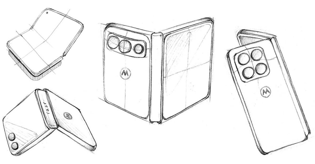 Motorola Teases Wide Razr Fold to Challenge Apple iPhone Duo