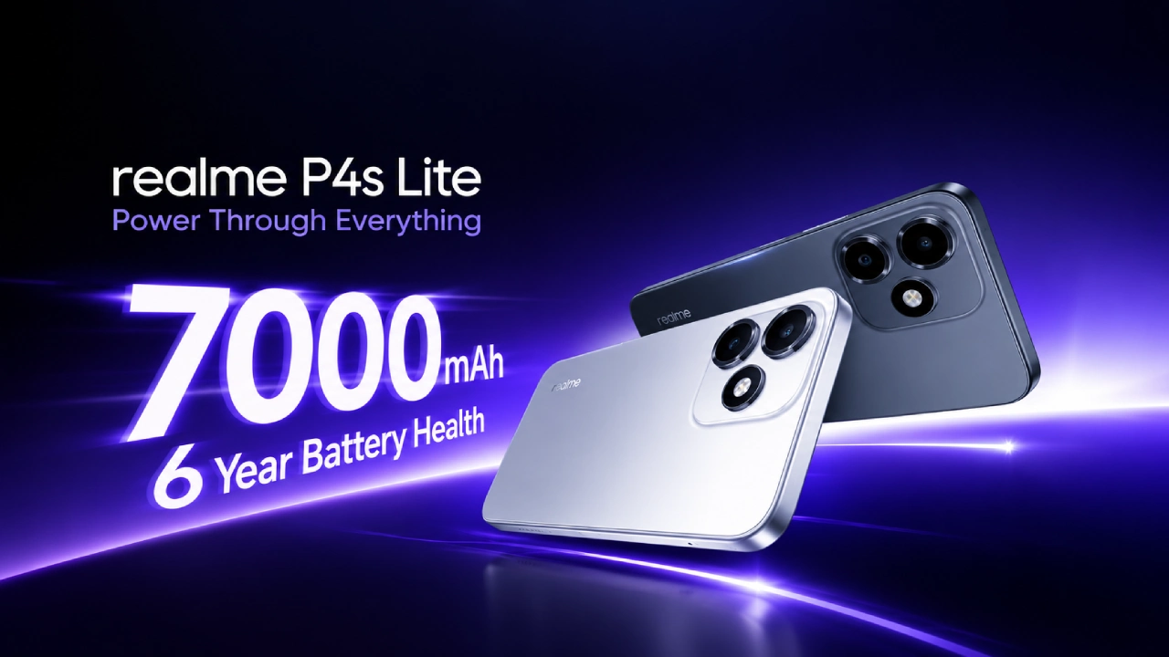 Realme P4R Unveiled With Massive 8,000mAh Battery and Rear RGB Light