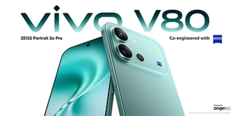 Vivo Unveils V80 With Cold-Carved Glass and ZEISS Optics